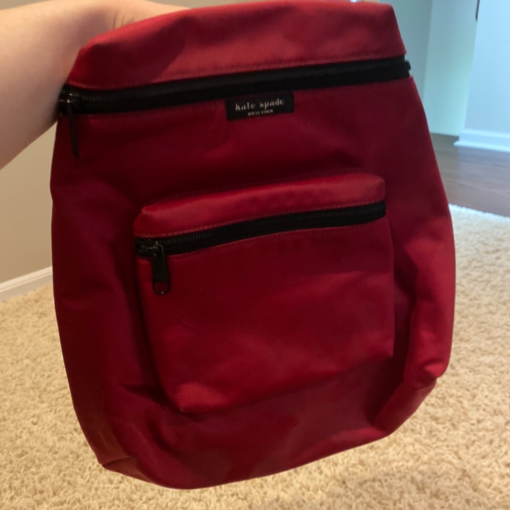 Red Kate Spade Mini Backpack - Picture 3 of 3